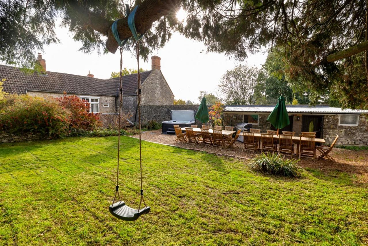 Topside House - Beautiful 7 Bedroom House With Hottub Wifi And Parking Near Bath Wells Frome Oakhill Extérieur photo